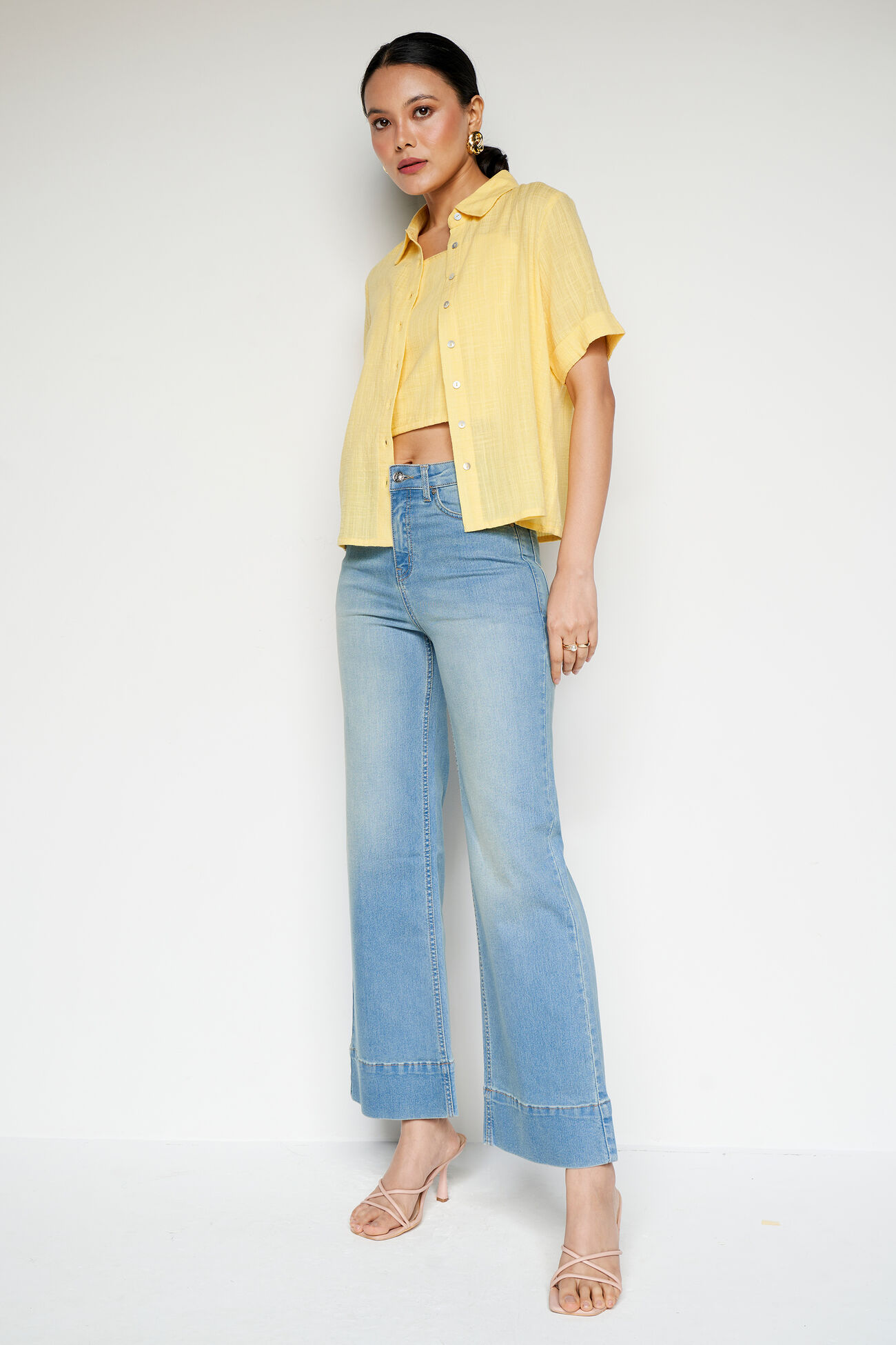 The Fit And Flare Denim, Light Blue, image 2